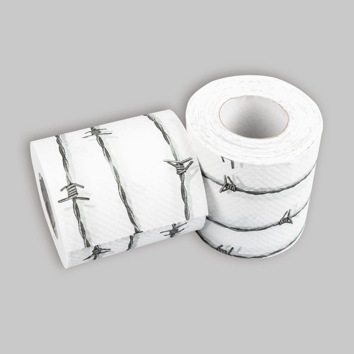Toilettenpapier - Stacheldraht