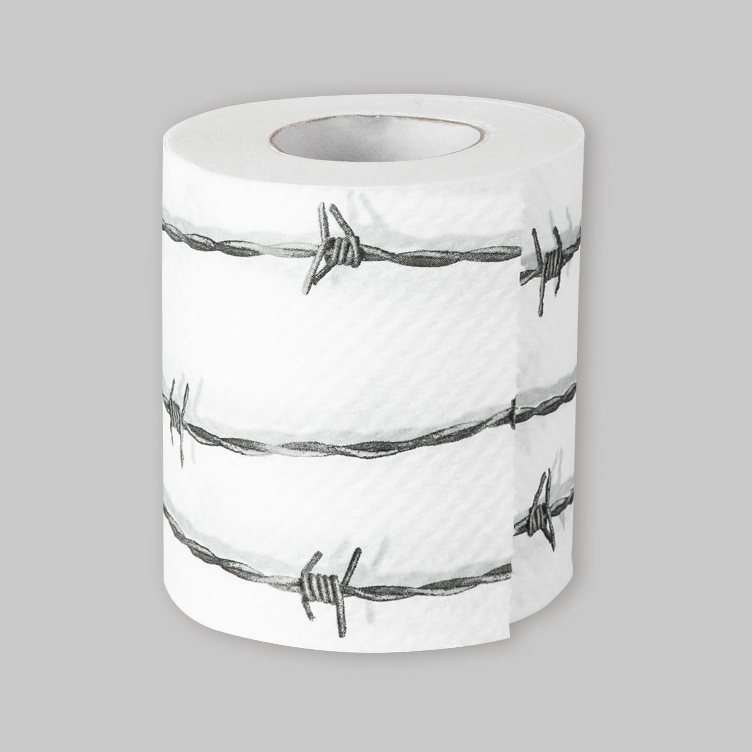 Toilettenpapier - Stacheldraht
