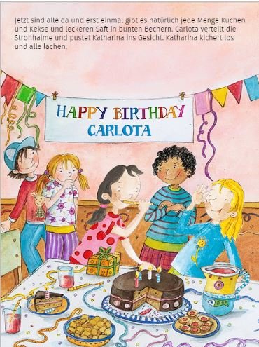 Personalisiertes Kinderbuch - Mein Geburtstag