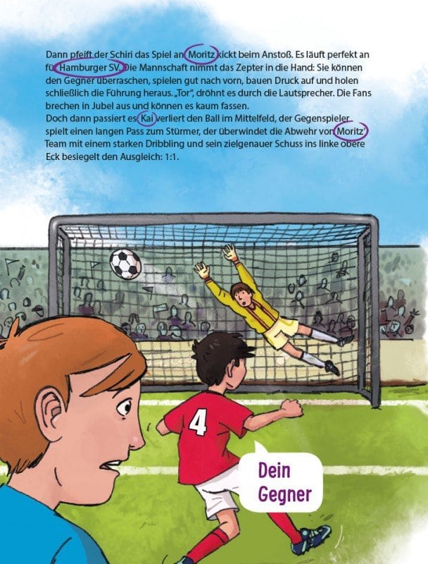 Personalisiertes Kinderbuch - Das große Fußballspiel