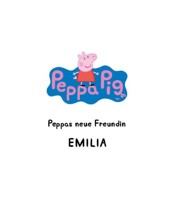 Personalisiertes Kinderbuch - Peppa Pig und Du