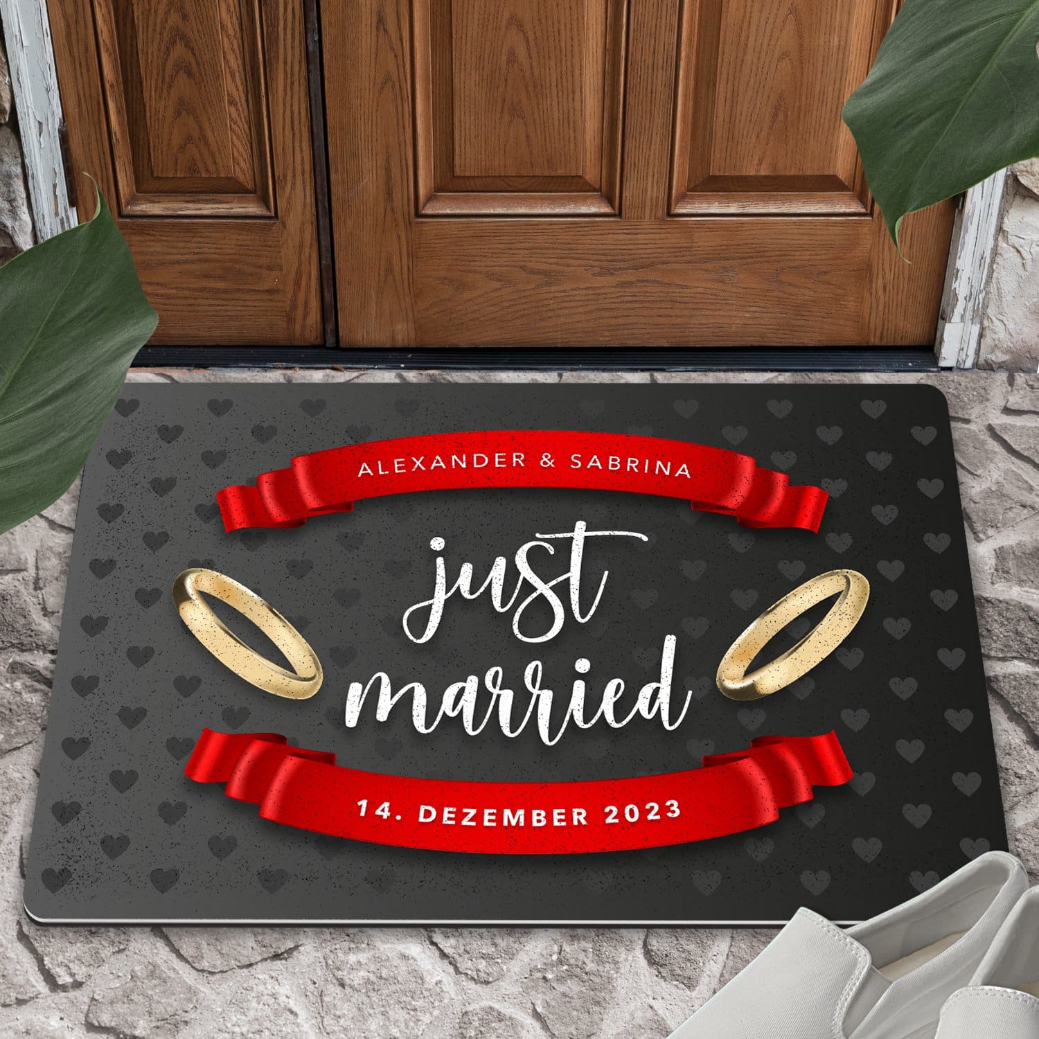 Fußmatte zur Hochzeit - Just Married