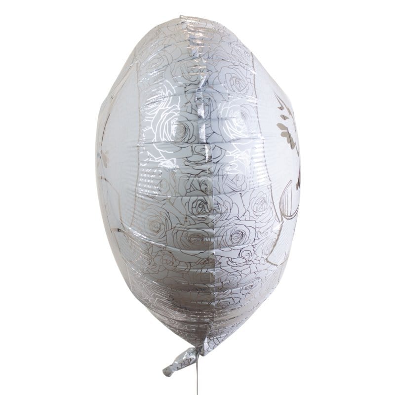 Herzballon - Silberfolie