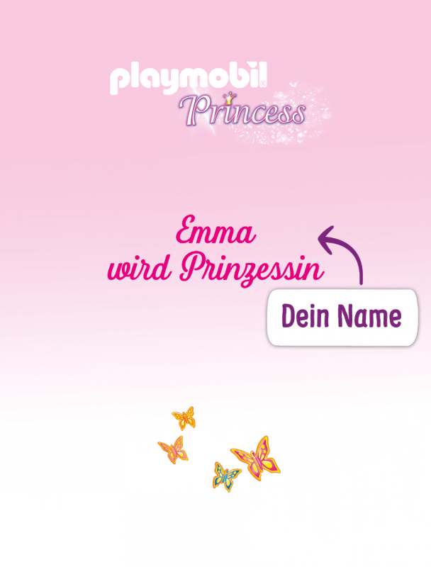 Personalisiertes Kinderbuch - Playmobil Princess und Du
