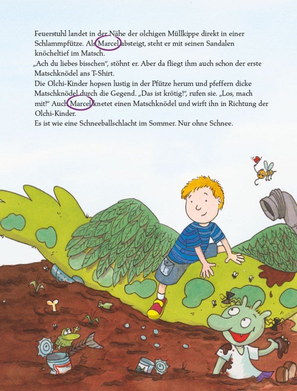 Personalisiertes Kinderbuch - Die Olchis und Du