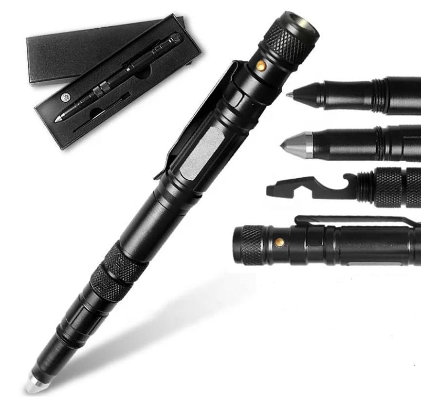 Multitool - Tactical Pen Multifunktions-Kugelschreiber, Kugelschreiber mit Funktionen, Universal-Kugelschreiber