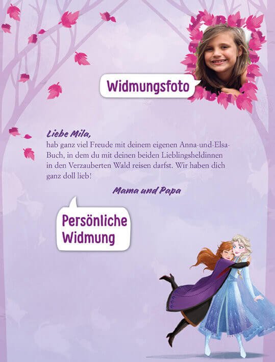 Personalisiertes Kinderbuch - Die Eiskönigin 2