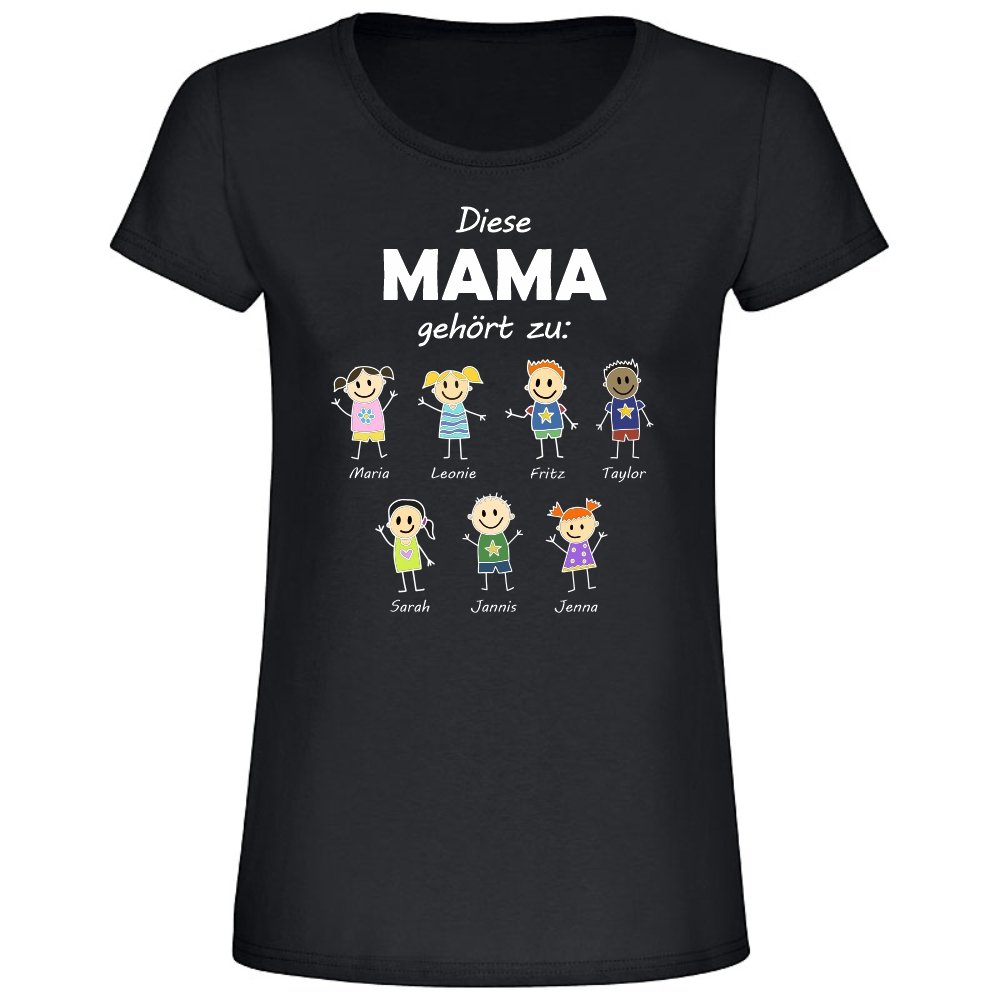 T-Shirt - Diese Mama gehört zu