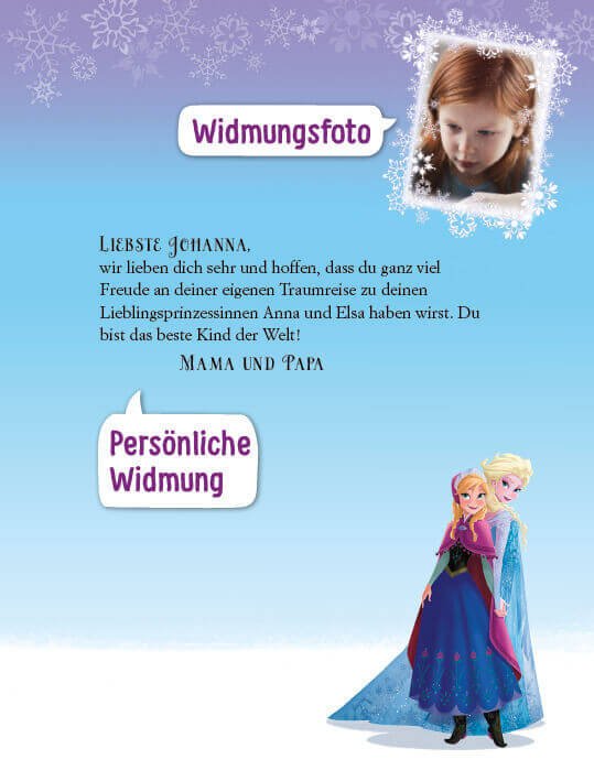 Personalisiertes Kinderbuch - Die Eiskönigin und Du