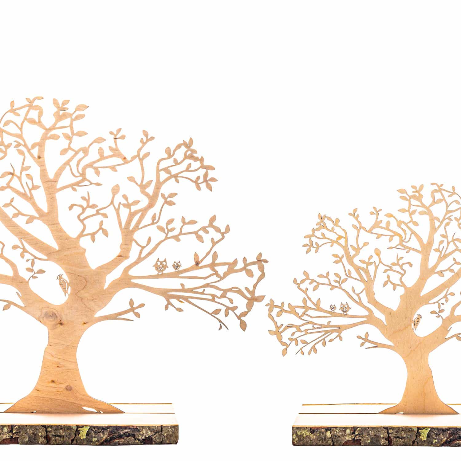 Geldgeschenk - Holzbaum mit Personalisierung