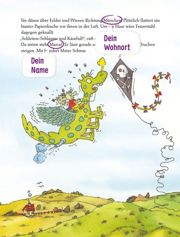 Personalisiertes Kinderbuch - Die Olchis und Du